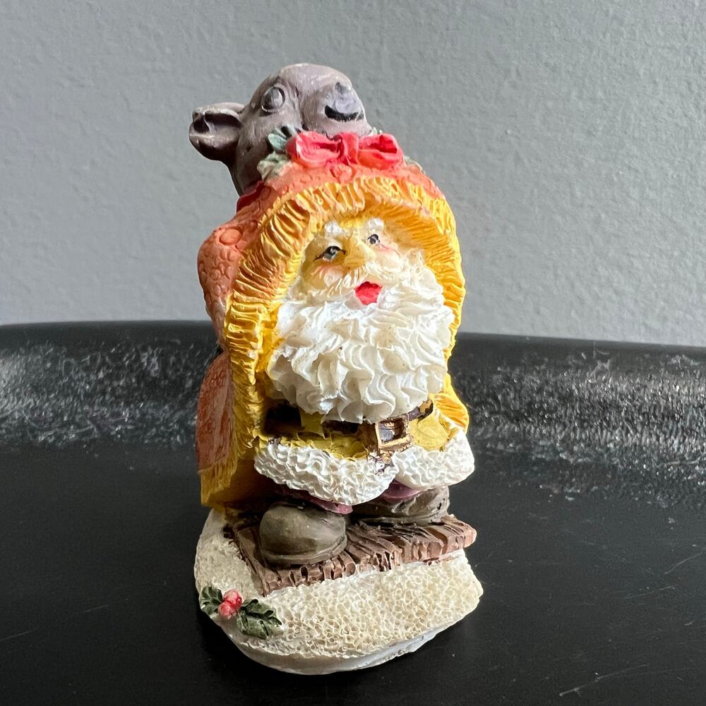 Vintage 1996 Santa in Costume Figurine